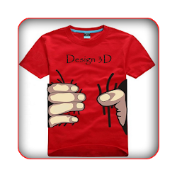 المبدع قميص تصميم 3D