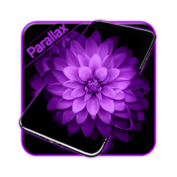 Purple Flower APUS live wallpaper