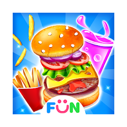 Kids Fast Food Party - ألعاب الطبخ المفضلة للبنات