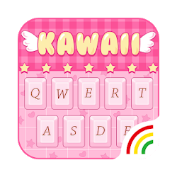 Pink Kawaii Keyboard Theme