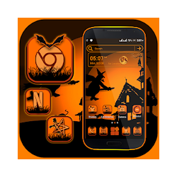 Halloween Dark Night Launcher Theme