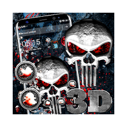 الظلام االموضوعلأسود الأحمر الجمجمة 3D الجاذبية تنزيل الظلام االموضوعلأسود الأحمر الجمجمة 3D الجاذبية Free لـ Android