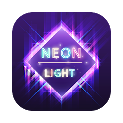 مجلس ضوء النيون - نص التمرير