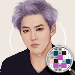 Exo Color By Number - Exo Kpop Idol Pixel Art