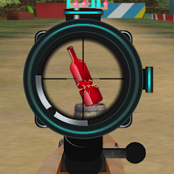 لعبة Sniper Bottle Shooting Game Online Multiplayer