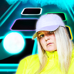 لعبة Dance Monkey - Tones and I Tiles Neon Jump