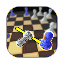 لعبة لعبة الداما 3D مدقق الانجليزية على الانترنت