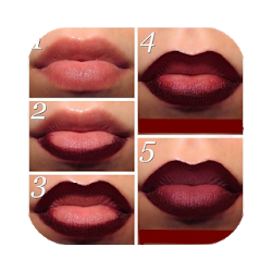 دروس أحمر الشفاه ماكياج