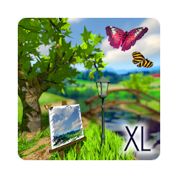 Parallax Nature Summer Day XL 3D Gyro Wallpaper