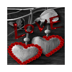 Red Love Live Wallpaper