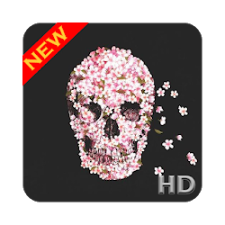 Pink Skull Wallpaper HD