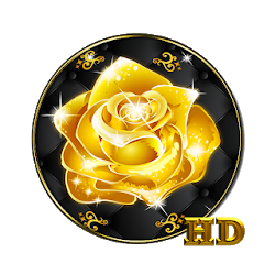 Golden Rose APUS Live Wallpaper