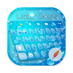 Water Drops Keyboard Theme تنزيل Water Drops Keyboard Theme Free لـ Android