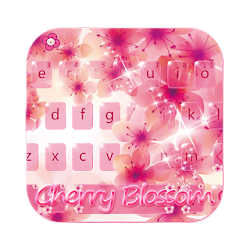 إزهار الكرز لوحة المفاتيح