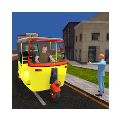 لعبة Driving tuk tuk auto rickshaw – City rickshaw wala