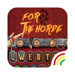 Horde Emoji RainbowKeyboard Theme