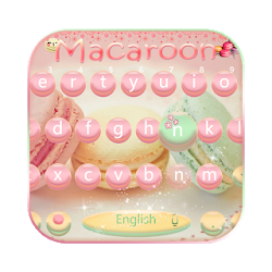 موضوع لوحة المفاتيح معكرون