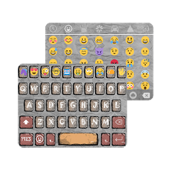 Stone Emoji Keyboard Theme