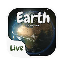 Earth Rotating Live Keyboard