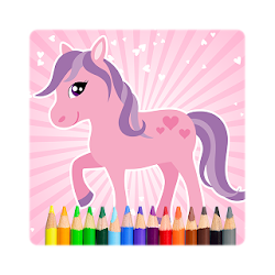 Pony Colouring and Painting Book