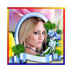 Rose flower photo frames