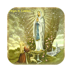 Virgen De Lourdes Fondo Animado