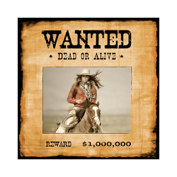 Wanted Photo Frame