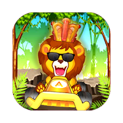 لعبة Animal Racing Track - The Jungle Adventure