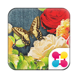 Cute Theme-Denim Floral-