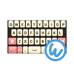 Peach keyboard image