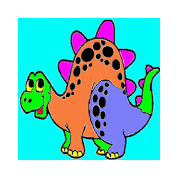 ديناصور تلوين الصفحات