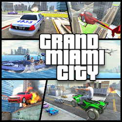 لعبة Grand Miami Gangster Crime Town - Car Theft Games
