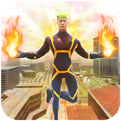 لعبة Flying Speed Flame Hero- Flame Hero Robot Game