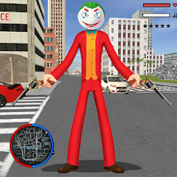 لعبة Amazing Joker Stickman Rope Hero Gangster Mafia