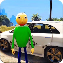 لعبة Stickman Gangstar Baldi  Basics Vegas - Rope Hero