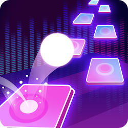 Tiles Hop Ball - Neon EDM Rush