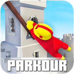 لعبة Parkour Ultimate Fall Guys Human Flat