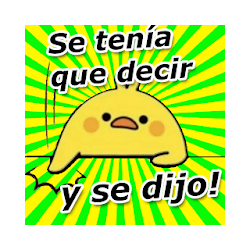 Stickers Se tenía que decir y se dijo