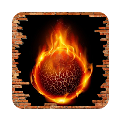 لعبة كرة النار توهج اللانهاية