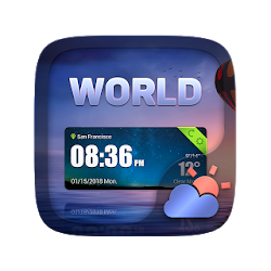 World GO Weather Widget Theme