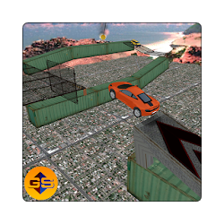 لعبة المسارات المستحيلة قيادة السيارات3D محاكي