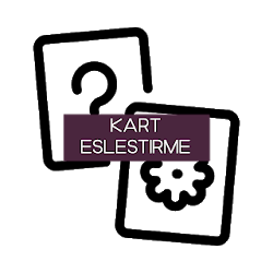 لعبة Kart eşleştirme - Hafıza oyunu