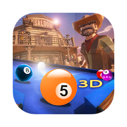 لعبة CowBoy 3d Snooker - 8ball  9ball  pool