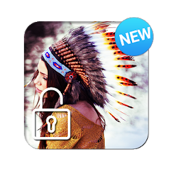 الريش الهندية قفل الشاشة