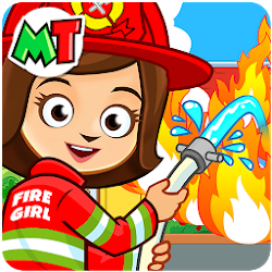لعبه My Town  Fire station Rescue