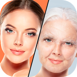 الشيخوخة - وجه قديم على الصورة