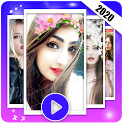 صانع صور فيديو مع موسيقى صانع الشرائح