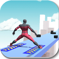 لعبة SuperHeroes Sky Roller  3D  Real Skates Rolling