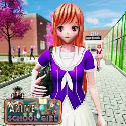 لعبة Anime School Girl Sim High School Life Simulator