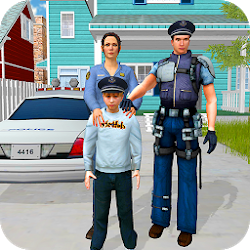 لعبة A Police Mom Virtual Mother Simulator Family Life